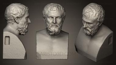 Busts and heads antique and historical (BUSTA_0573) 3D model for CNC machine